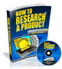 Thumbnail How To Research A Product Program - Video