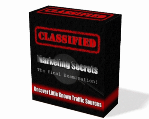 Product picture Classified Marketing Secrets - Course Module Video